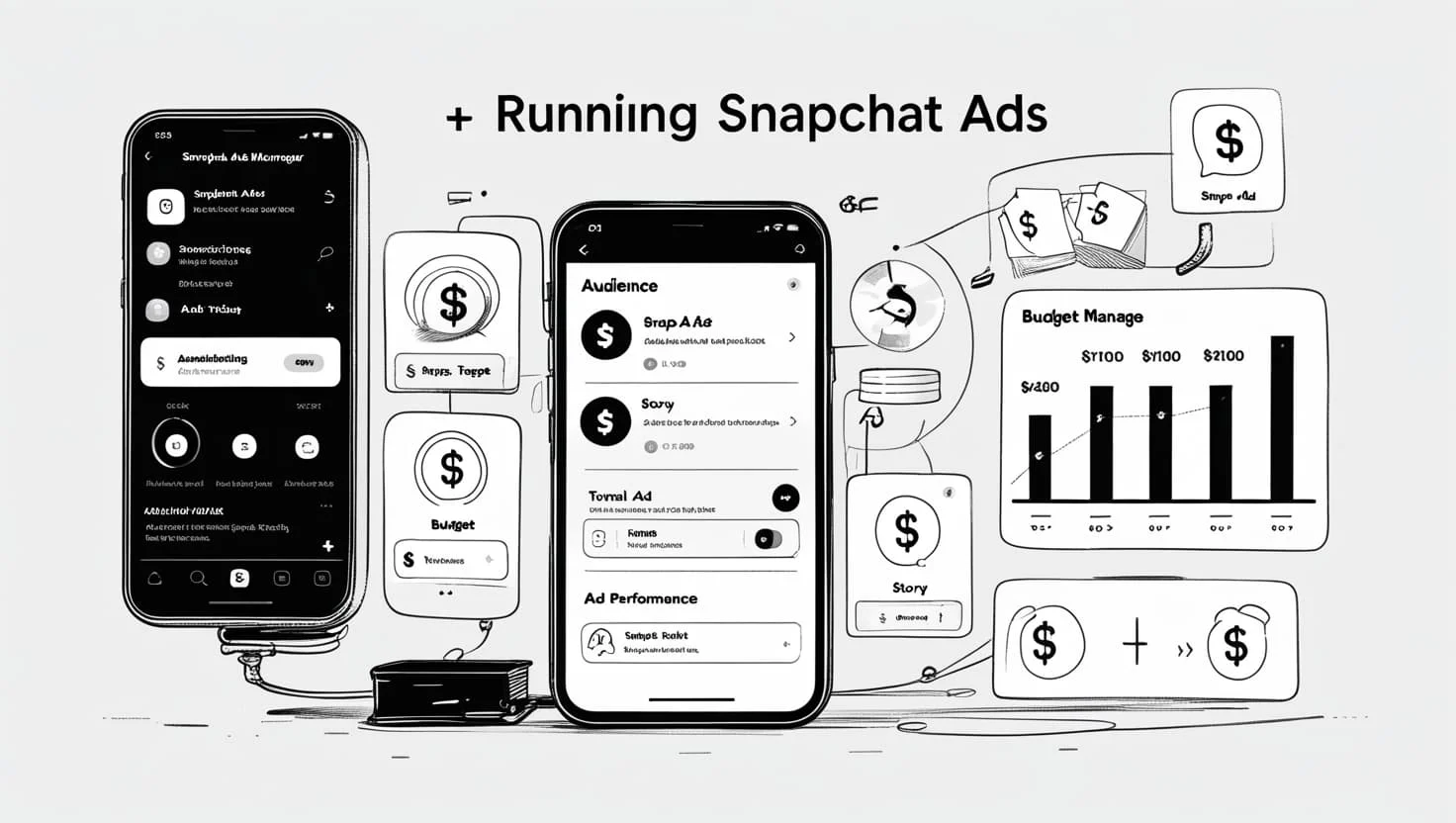 how to run snapchat ads